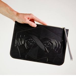 Animal handmade clutch purse